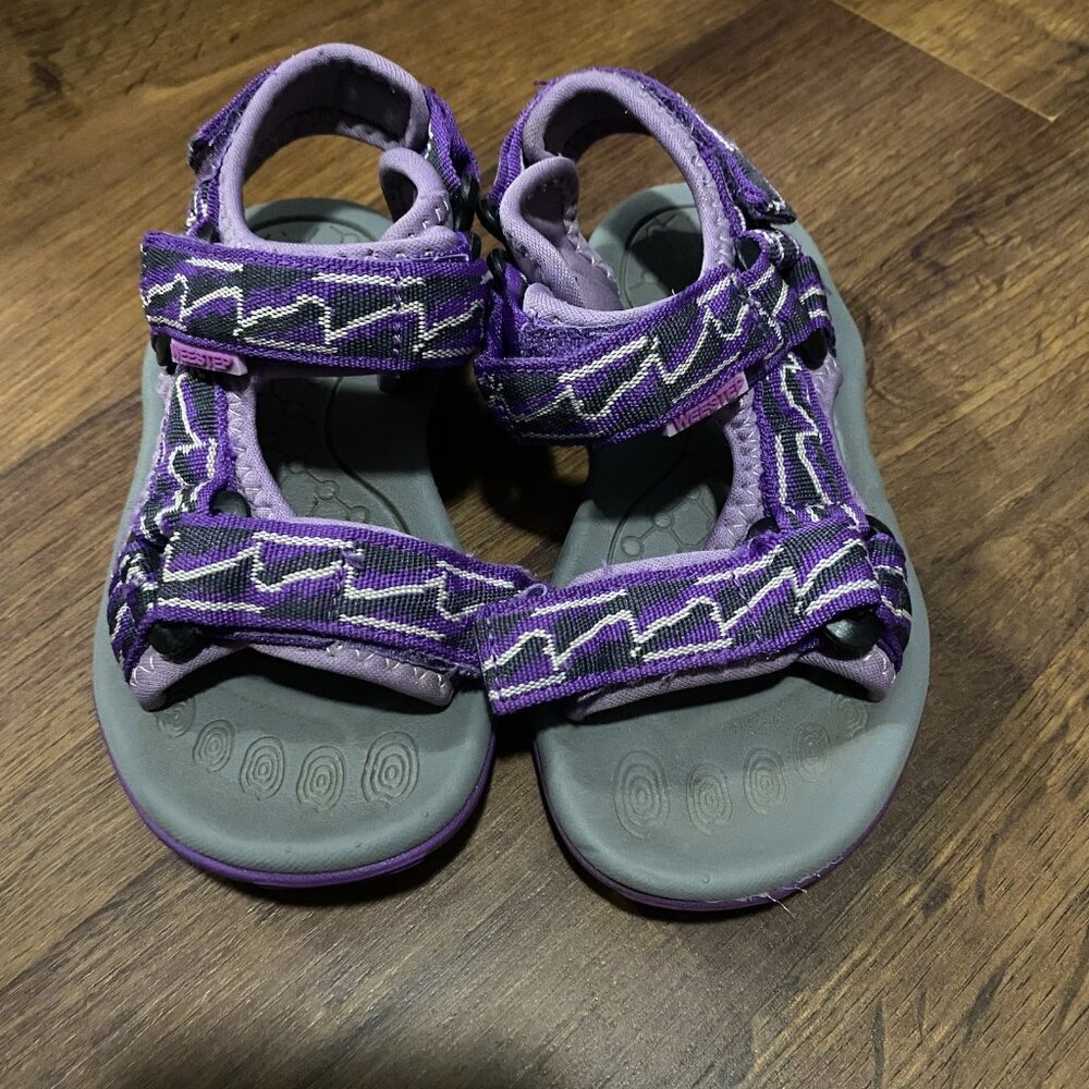 Weestep Sport Sandal Purple&‎ White Baby Size 10
